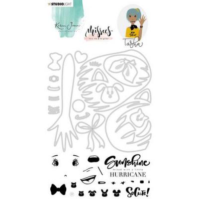 StudioLight Karon Joan Missees Clear Stamps & Cutting Dies - Tasha Nr. 04